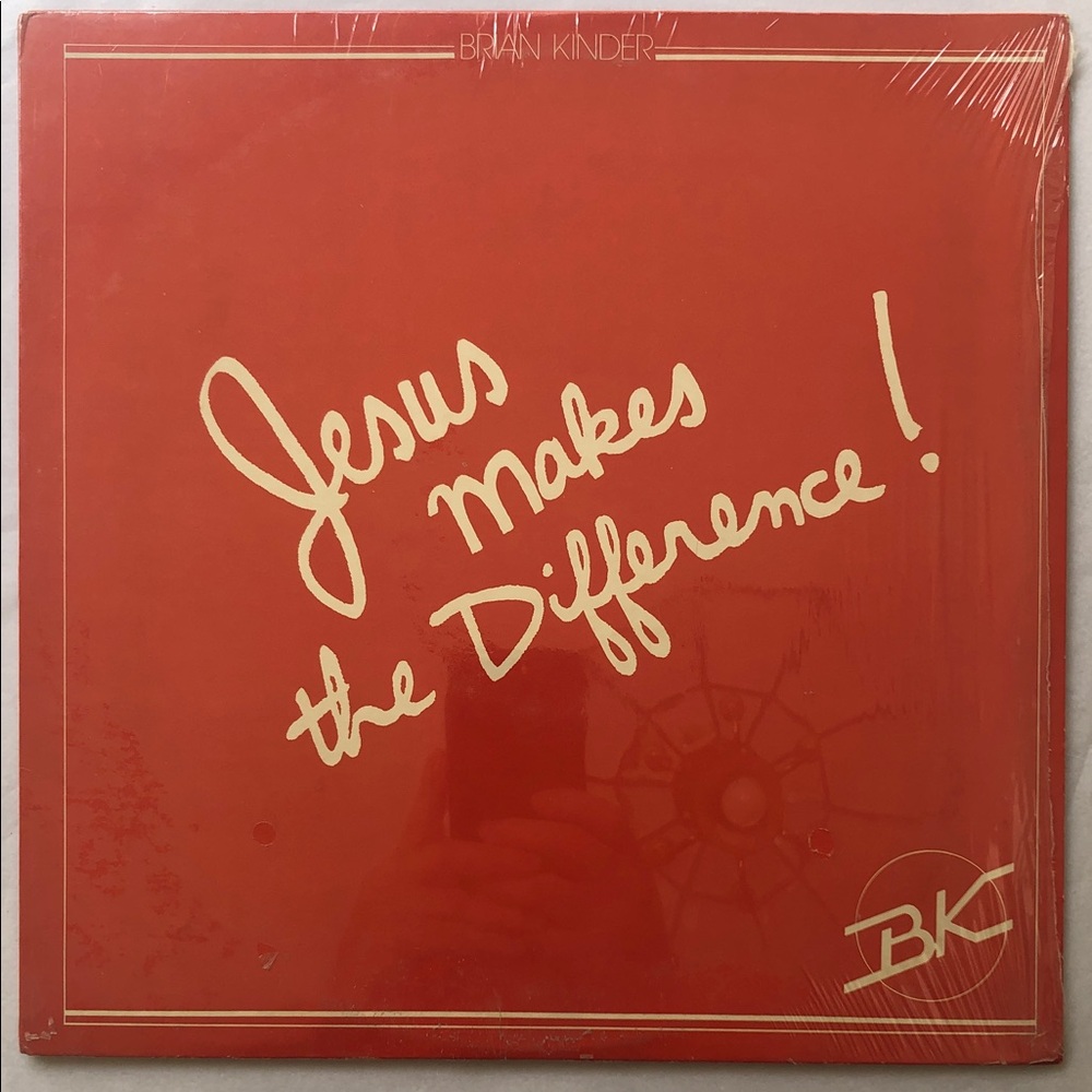 Brian Kinder Jesus Makes the Difference Vinyl Lp Record Album ’84